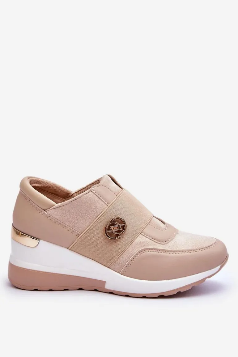 Damskie Wsuwane Buty Sportowe Beżowe Jonas