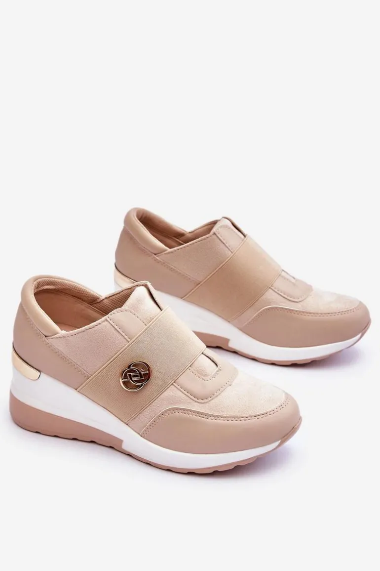 Damskie Wsuwane Buty Sportowe Beżowe Jonas