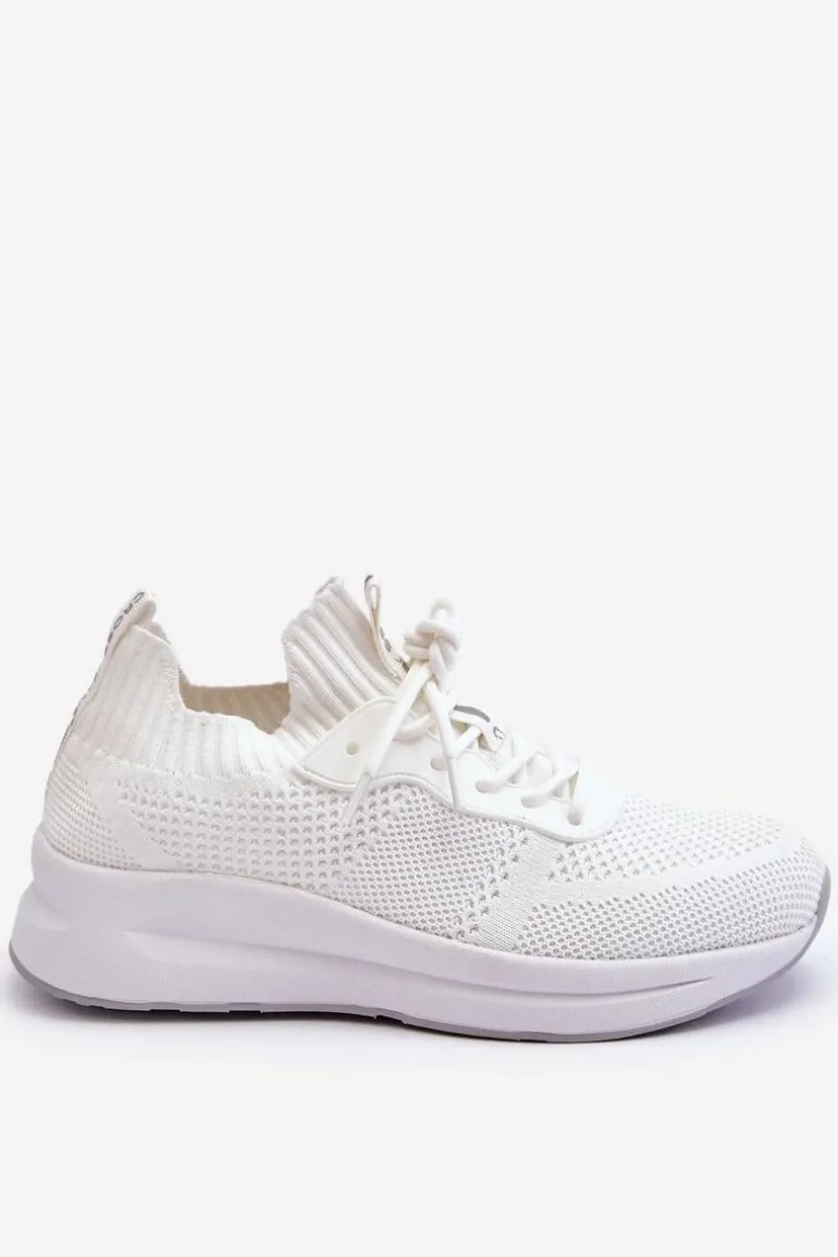 Damskie Wsuwane Sneakersy Cross Jeans LL2R4031C Białe