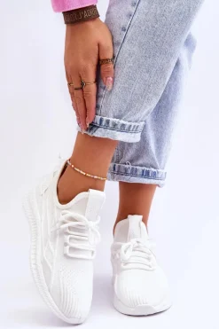 Damskie Wsuwane Sneakersy Big Star LL274712 Białe