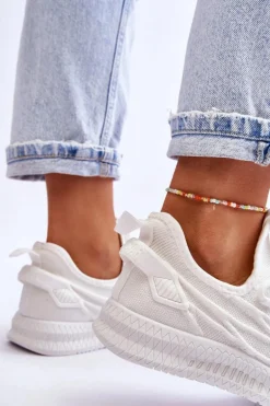Damskie Wsuwane Sneakersy Big Star LL274712 Białe