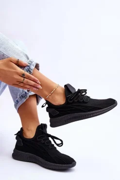 Damskie Wsuwane Sneakersy Big Star LL274711 Czarne