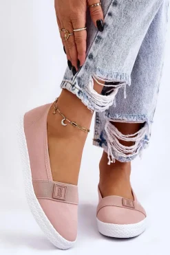 Damskie Wsuwane Tenisówki Big Star LL274202 Nude