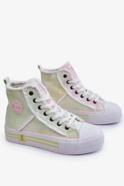 Damskie Wysokie Trampki Big Star LL274177 Multikolor