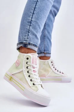 Damskie Wysokie Trampki Big Star LL274177 Multikolor