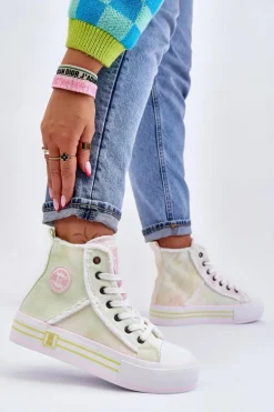 Damskie Wysokie Trampki Big Star LL274177 Multikolor