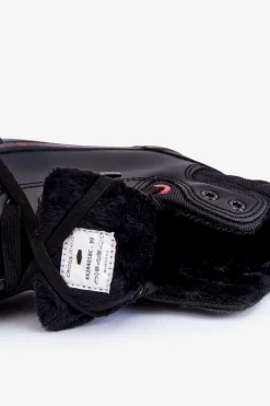 Damskie Wysokie Trampki Cross Jeans KK2R4058C Czarne