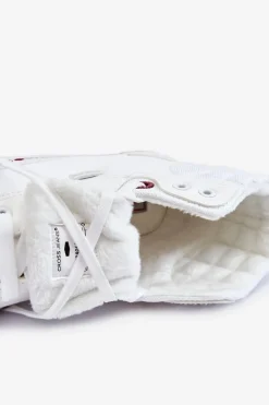 Damskie Wysokie Trampki Cross Jeans KK2R4060C Białe