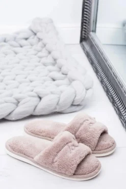 Domowe Damskie Klapki Papcie Coffee Sleeper