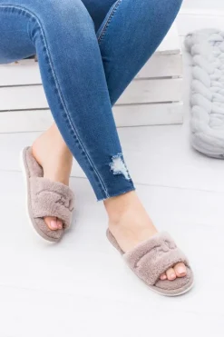 Domowe Damskie Klapki Papcie Coffee Sleeper