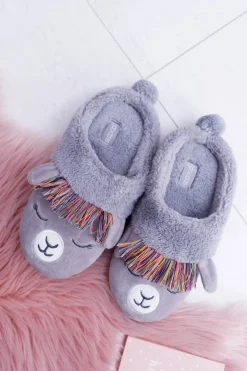 Domowe Damskie Klapki SOXO Lama