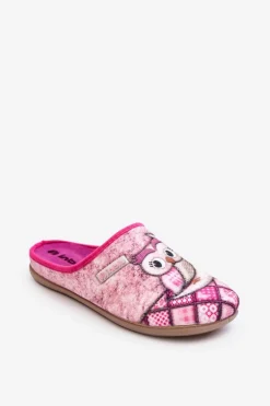 Domowe Klapki Klapki Sowa Inblu GF000018 Różowe