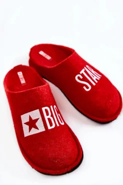 Domowe Papcie Big Star KK276022 Czerwone