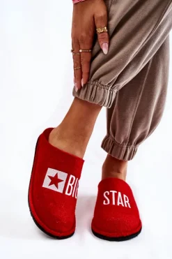 Domowe Papcie Big Star KK276022 Czerwone