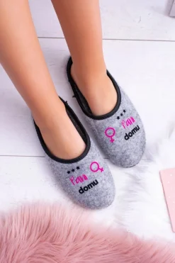 Dreex Filcowe Damskie Papcie Pani Domu Clara