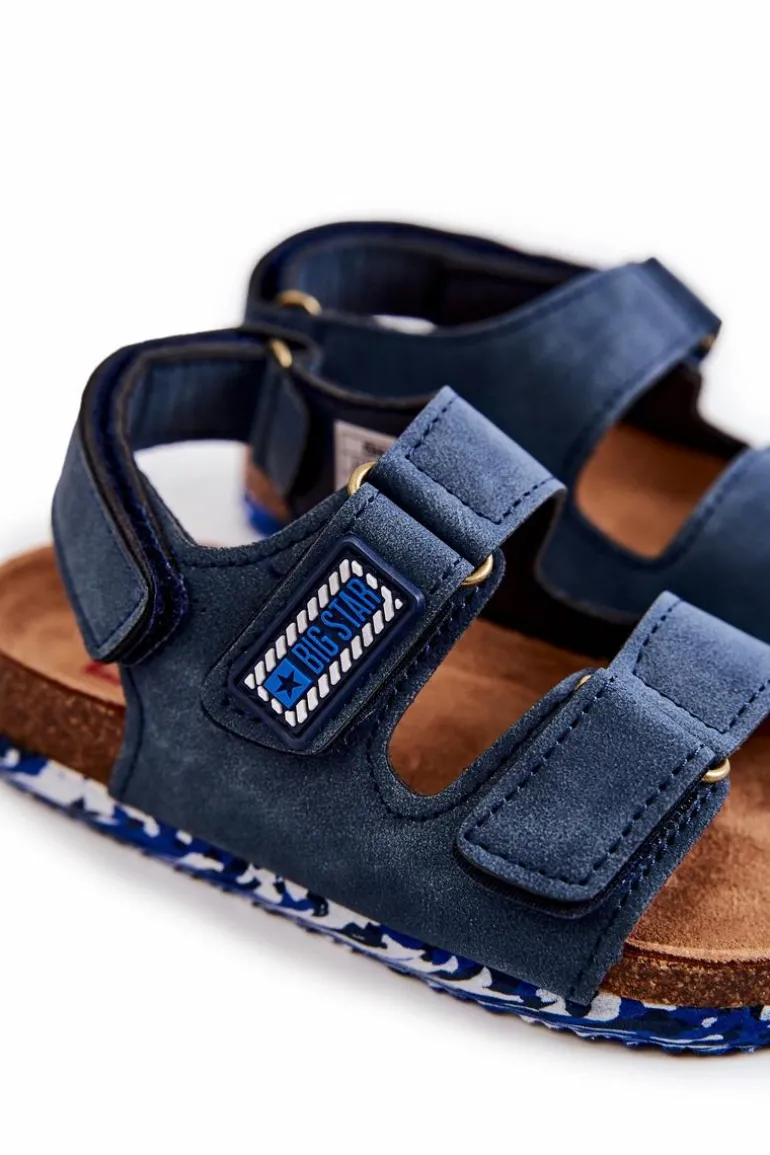 Dziecięce Sandałki Big Star JJ374117 Granatowe