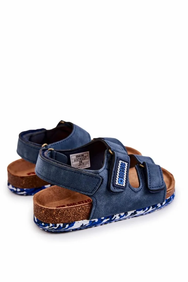 Dziecięce Sandałki Big Star JJ374117 Granatowe