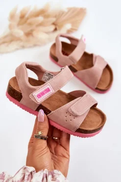 Dziecięce Sandałki Big Star JJ374121 Różowe