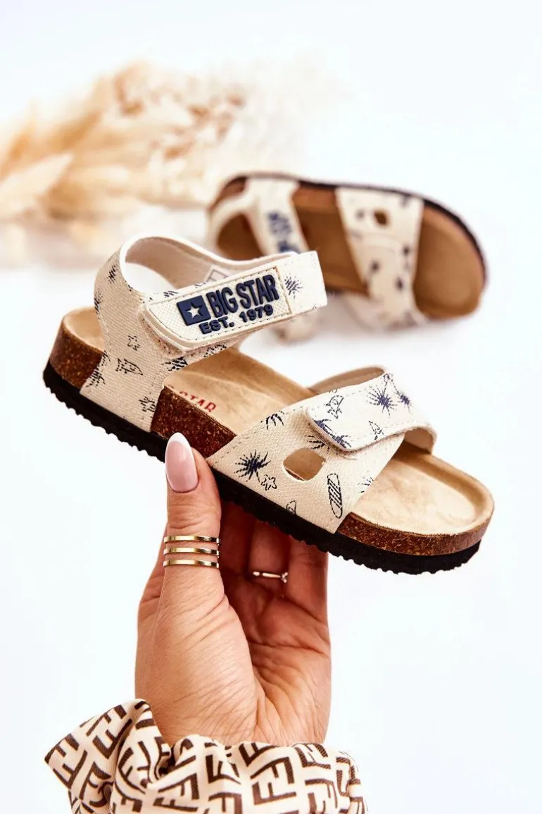 Dziecięce Sandałki Big Star JJ374379 Białe