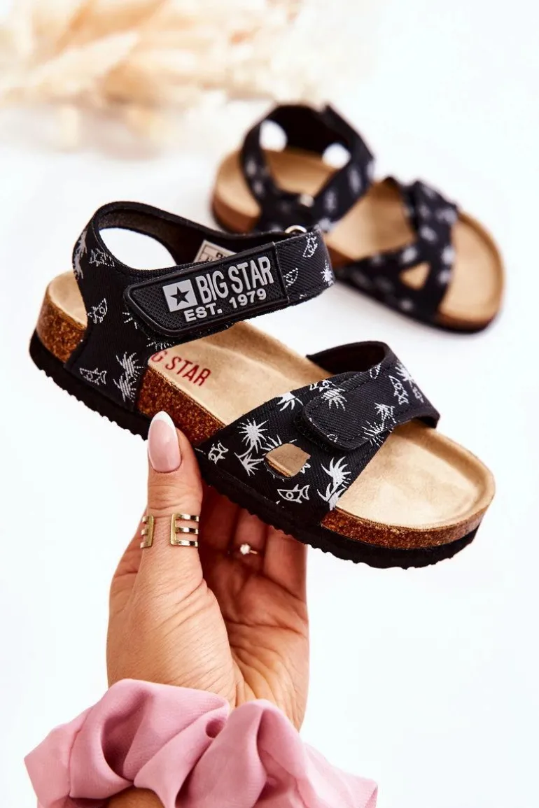 Dziecięce Sandałki Big Star JJ374380 Czarne