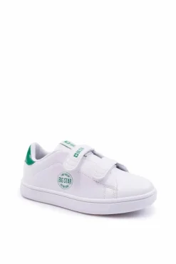 Dziecięce Trampki Na Rzepy Big Star DD374029 Białe