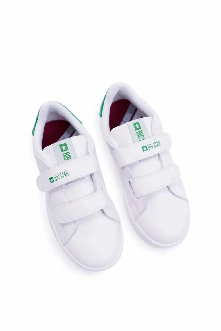 Dziecięce Trampki Na Rzepy Big Star DD374029 Białe