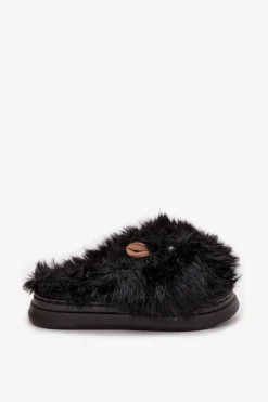 Futrzane Kapice Damskie Kapibary Czarne Pravelle