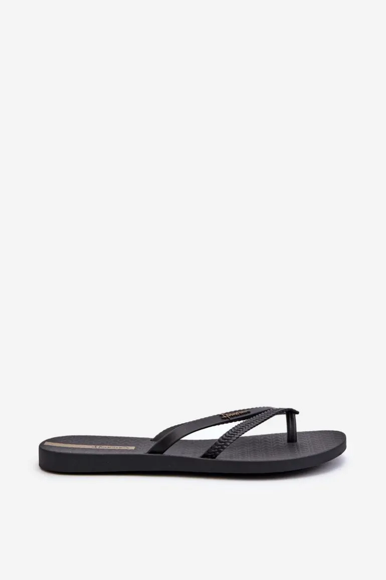 Gumowe Klapki Japonki Damskie 82067 Ipanema Bossa Fem Czarne