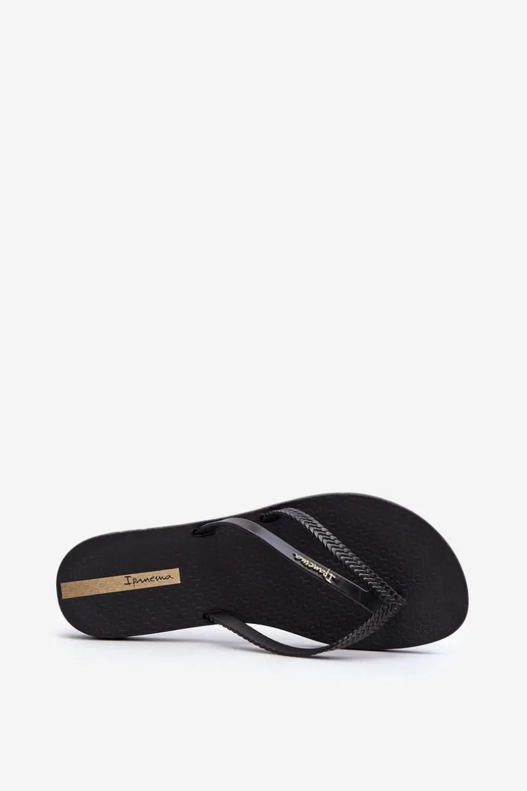 Gumowe Klapki Japonki Damskie 82067 Ipanema Bossa Fem Czarne
