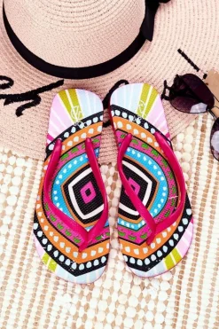 Gumowe Klapki Japonki Lu Boo Różowe