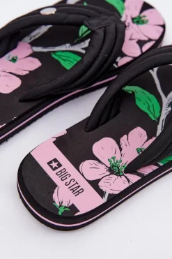 Japonki Klapki Damskie Piankowe Big Star RR274A111 Czarne