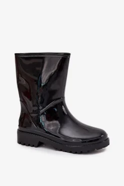 Kalosze Damskie Czarne Elvara