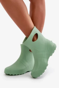 Kalosze Damskie Wodoszczelne LEMIGO GARDEN 752 Miętowe