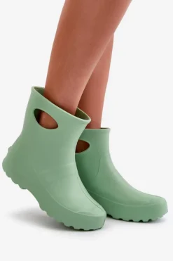 Kalosze Damskie Wodoszczelne LEMIGO GARDEN 752 Miętowe