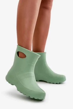 Kalosze Damskie Wodoszczelne LEMIGO GARDEN 752 Miętowe