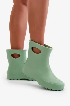 Kalosze Damskie Wodoszczelne LEMIGO GARDEN 752 Miętowe
