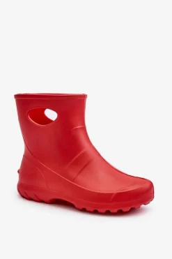 Kalosze Damskie Wodoszczelne LEMIGO GARDEN 752 Czerwone