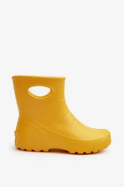 Kalosze Damskie Wodoszczelne LEMIGO GARDEN 752 Żółte