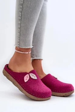 Kapcie Damskie Filcowe Inblu ED000013 Fuksja