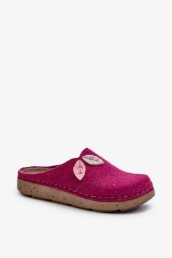 Kapcie Damskie Filcowe Inblu ED000013 Fuksja