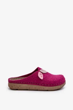 Kapcie Damskie Filcowe Inblu ED000013 Fuksja