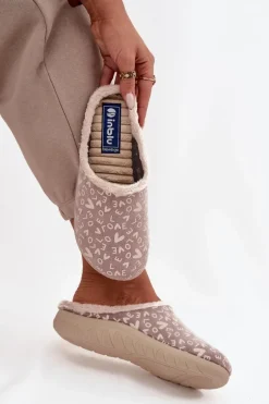 Kapcie Damskie Love Inblu ET000032 Beżowe