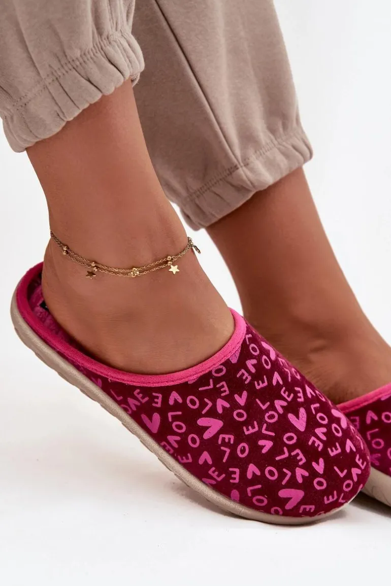 Kapcie Damskie Love Inblu ET000032 Różowe