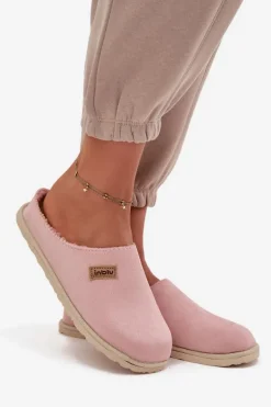 Kapcie Damskie Obuwie Domowe Inblu CS000045 Różowe