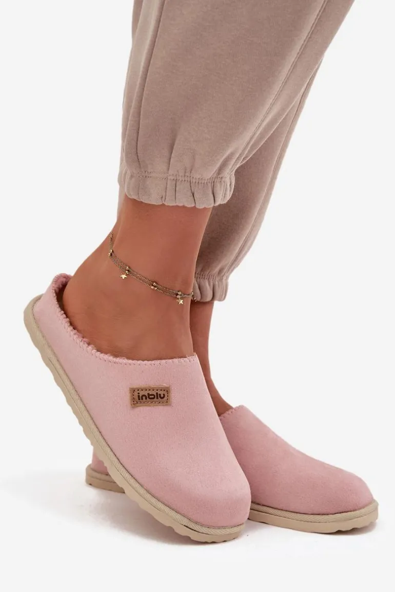 Kapcie Damskie Obuwie Domowe Inblu CS000045 Różowe