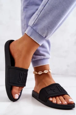 Klapki Damskie Big Star Czarne DD274A271