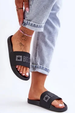 Klapki Damskie Big Star FF274A200 Czarne