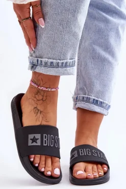 Klapki Damskie Big Star FF274A200 Czarne