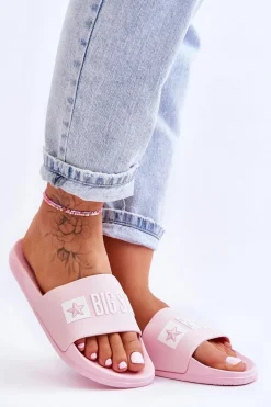 Klapki Damskie Big Star FF274A201 Różowe