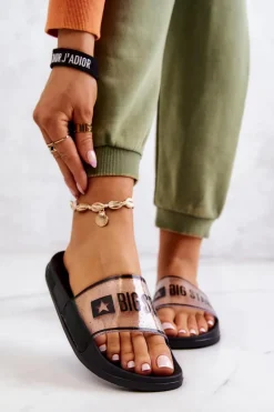 Klapki Damskie Big Star JJ274639 Czarne